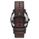 FOSSIL MACHINE THREE-HAND DATE BROWN DIAL MEN'S WATCH FS5901 - Image 3