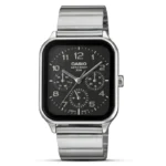 CASIO BLACK SQUARE DIAL MEN'S WATCH MTP-M306D-1AVDF